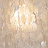 Temple &amp; Webster Rubi Capiz Shell Chandelier