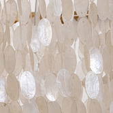 Temple &amp; Webster Rubi Capiz Shell Chandelier