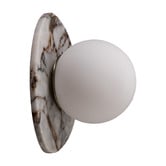 Temple &amp; Webster Terra Calacatta Viola Marble Wall Sconce