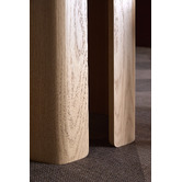 Temple &amp; Webster 120cm Premium Hex Marble-Look Dining Table