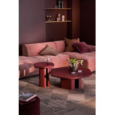 Temple &amp; Webster Merlot Premium Hex 90cm Coffee Table