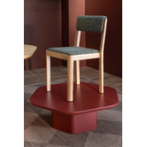 Temple &amp; Webster Merlot Premium Hex 90cm Coffee Table