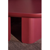Temple &amp; Webster Merlot Premium Hex 90cm Coffee Table