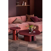 Temple &amp; Webster Merlot Premium Hex Side Table