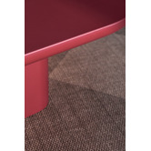 Temple &amp; Webster Merlot Premium Hex 90cm Coffee Table