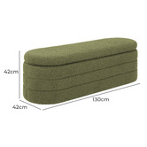 Temple &amp; Webster Cosy Teddy Storage Ottoman Bench