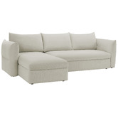 Temple &amp; Webster Dune 4 Seater Storage Sofa with Reversible Chaise
