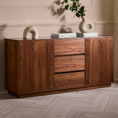 Temple &amp; Webster Walnut Rhet Sideboard Buffet