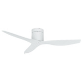 Temple &amp; Webster Alina 132cm DC Low Profile Ceiling Fan with Remote Control