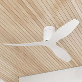 Temple &amp; Webster Alina 132cm DC Low Profile Ceiling Fan with Remote Control
