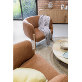 Temple &amp; Webster Natural Alba Hand-Woven Jute Round Rug