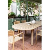 Temple &amp; Webster 8 Seater Corfu Outdoor Extendable Dining Table