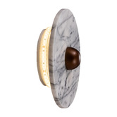 Temple &amp; Webster Hector Marble LED Wall Sconce