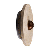 Temple &amp; Webster Hector Travertine-look LED Wall Sconce