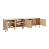 Temple &amp; Webster Rupert 4 Door TV Unit