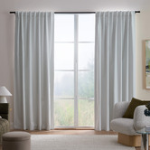 Temple &amp; Webster Leah Blockout Concealed Tab Top Curtains