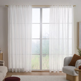 Temple &amp; Webster Leah Sheer Concealed Tab Top Curtains