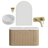 Temple &amp; Webster Airlie Contemporary Bathroom 750mm Vanity Package