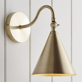 Temple &amp; Webster Ray Metal Wall Light