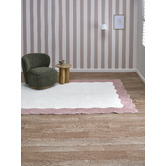 Temple &amp; Webster Skyler Wavy Machine Washable Rug