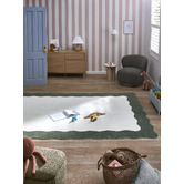 Temple &amp; Webster Skyler Wavy Machine Washable Rug