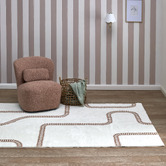 Temple &amp; Webster Tucker Track Machine Washable Rug