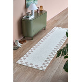Temple &amp; Webster Reign Check Machine Washable Rug