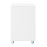 Temple &amp; Webster White Twin Lakes 3 Drawer Filing Cabinet