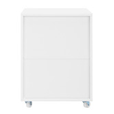 Temple &amp; Webster White Twin Lakes 3 Drawer Filing Cabinet