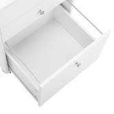 Temple &amp; Webster White Twin Lakes 3 Drawer Filing Cabinet