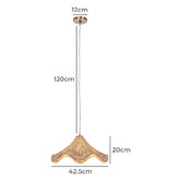 Temple &amp; Webster Mabel Rattan Pendant Light