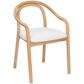 Temple &amp; Webster Klein Beech Wood Dining Chair