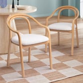Temple &amp; Webster Klein Beech Wood Dining Chair