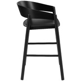 Temple &amp; Webster 66cm Mattia Beech Wood Bar Stool