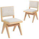 Temple &amp; Webster Adi Beech Wood Dining Chairs