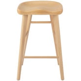 Temple &amp; Webster 66cm Sella Beech Wood Bar Stool
