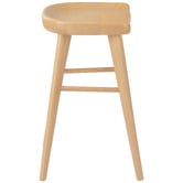 Temple &amp; Webster 66cm Sella Beech Wood Bar Stool