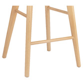 Temple &amp; Webster 66cm Sella Beech Wood Bar Stool