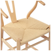Temple &amp; Webster 66cm Hans Wegner Wishbone Replica Solid Beech Wood Bar Stool