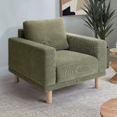 Temple &amp; Webster High-Performance Warwick Fabric Orson Armchair