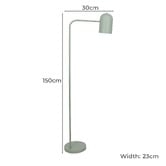 Temple &amp; Webster Luka Metal Floor Lamp