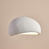 Temple &amp; Webster Miles Textured Resin Pendant Light