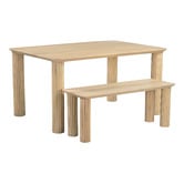 Temple &amp; Webster Tara Mango Wood Dining Bench