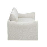 Temple &amp; Webster Aldo 1.5 Seater Oversized Single Boucle Sofa Bed