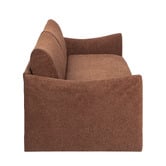 Temple &amp; Webster Aldo 3 Seater Queen Boucle Sofa Bed
