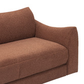 Temple &amp; Webster Aldo 3 Seater Queen Boucle Sofa Bed