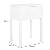 Temple &amp; Webster Kids' Kye Wavy Bedside Table