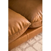 Temple &amp; Webster Terry Premium Genuine Leather Sofa