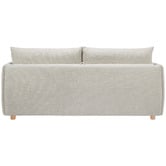 Temple &amp; Webster Henry Premium 3 Seater Queen Chenille Sofa Bed