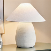 Temple &amp; Webster Ariel Cement Table Lamp